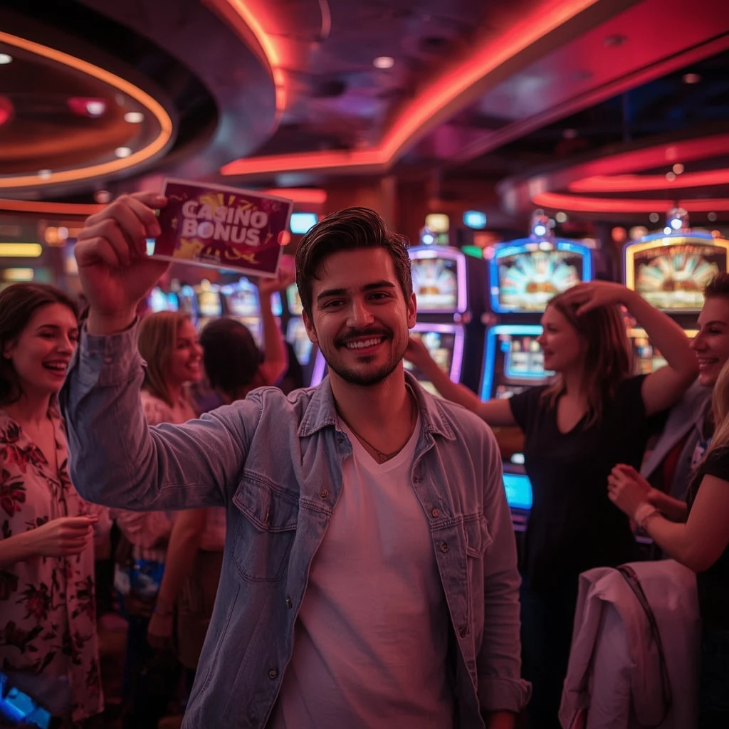 persona con un bonus del casinò 22Win Casino